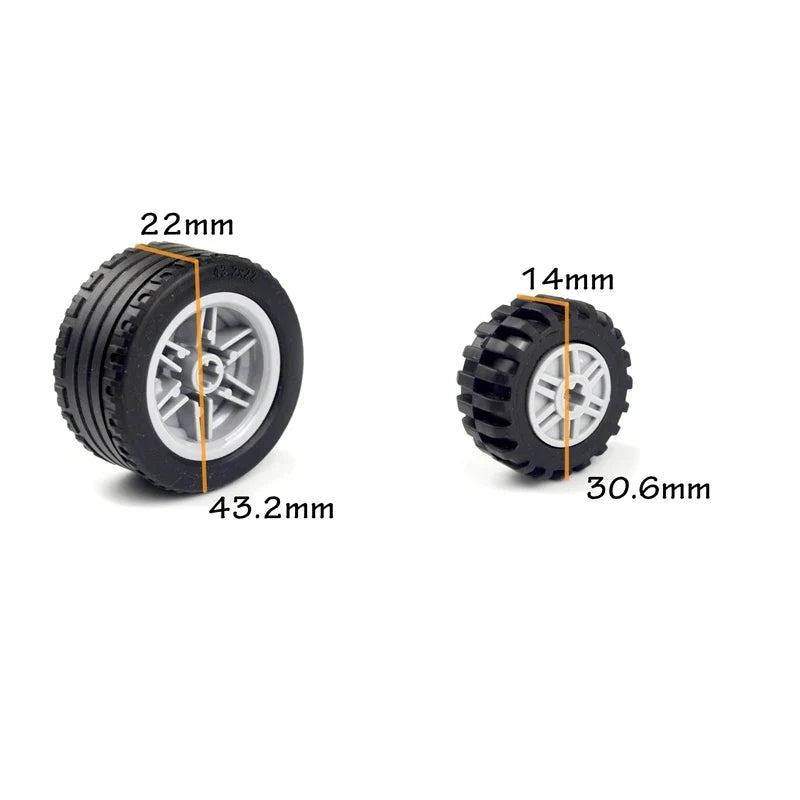 Technical Tires & Wheel Hubs Brick Parts – view 4