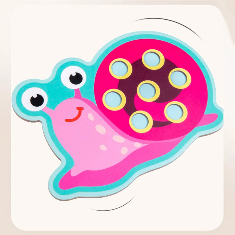 Clip Beads Color Sorting Montessori Game – view 5