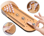 Mini Wooden Bowling Set for Kids – view 2