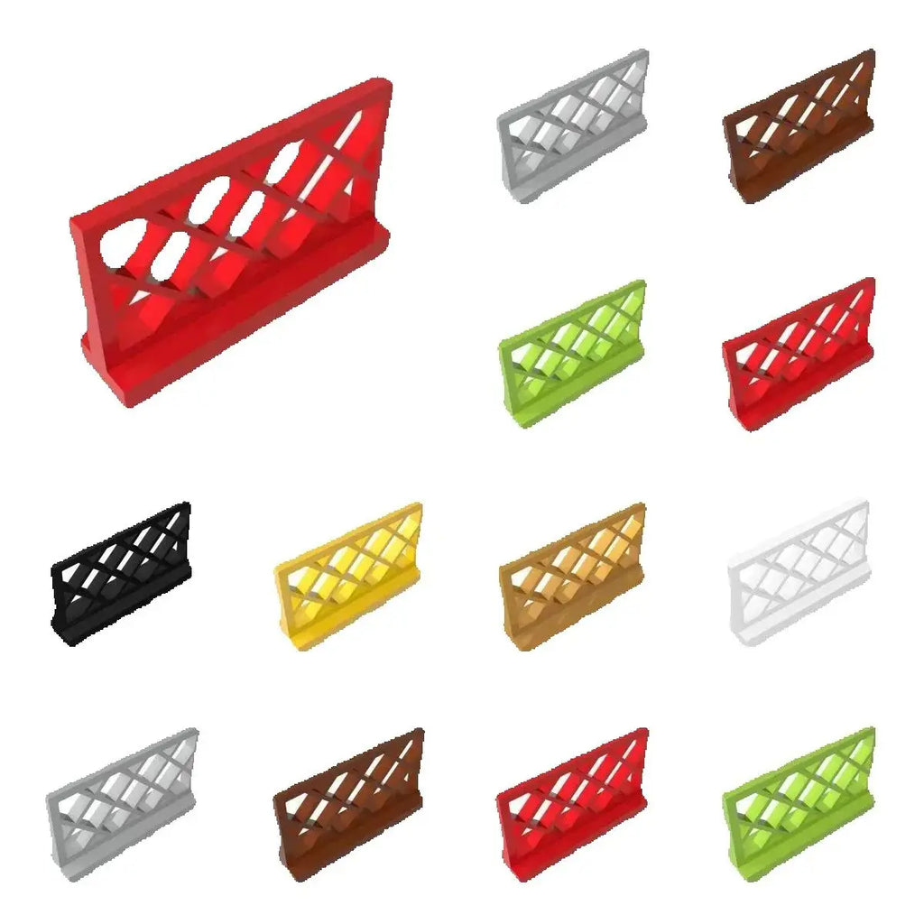 50PCS Brick Fence Pieces 1x4x2