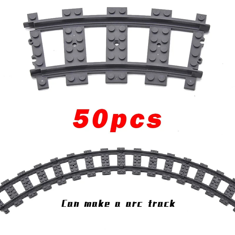 Brick Train Curve Track Parts – view 34