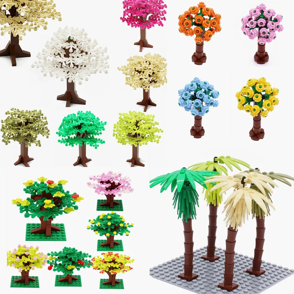 Brick Coconut Palm & Jungle Trees