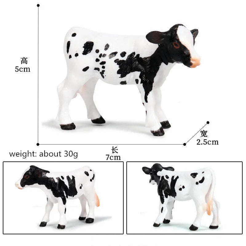 Realistic Cattle Cow & Bull Figurines – view 6