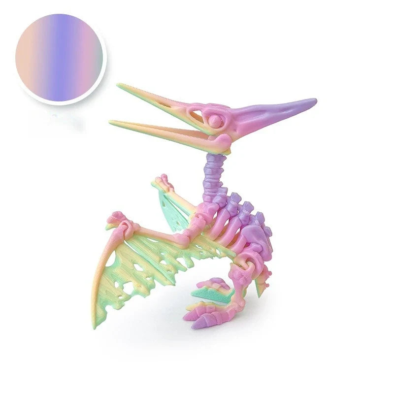3D Printed Pterosaur Skeleton Model – view 8