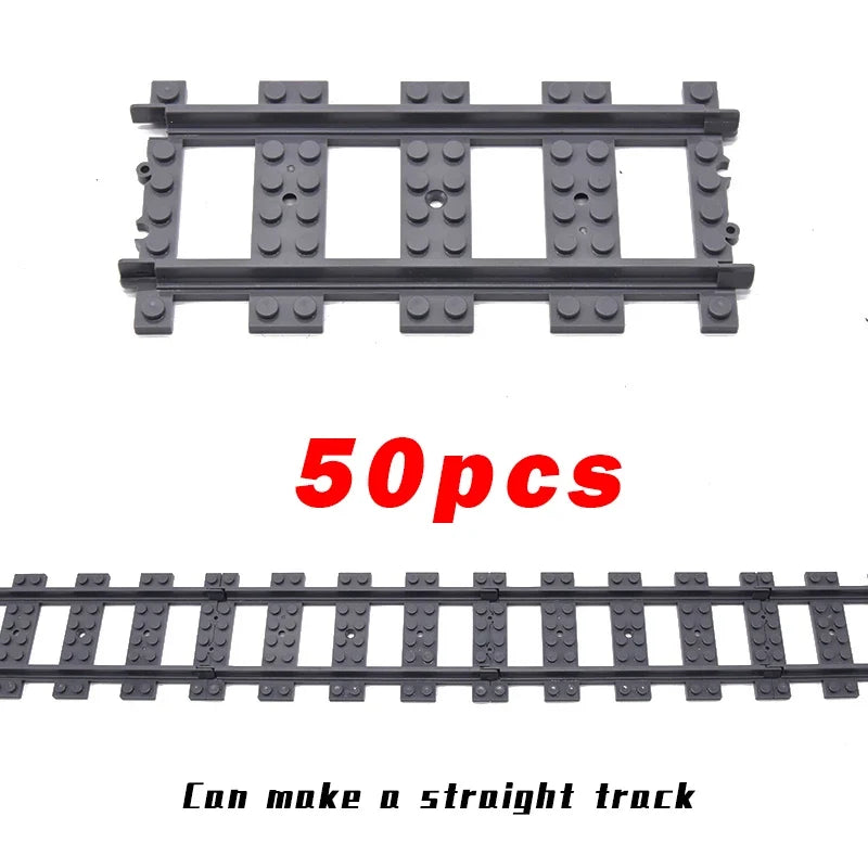Brick Train Curve Track Parts – view 63