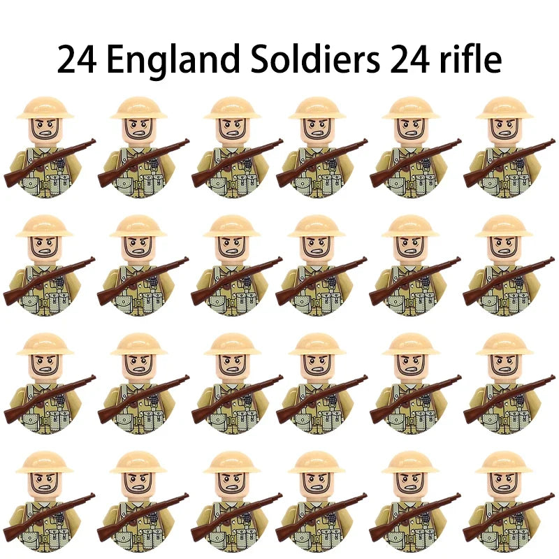 WWII Soldier Building Block Figures – view 49