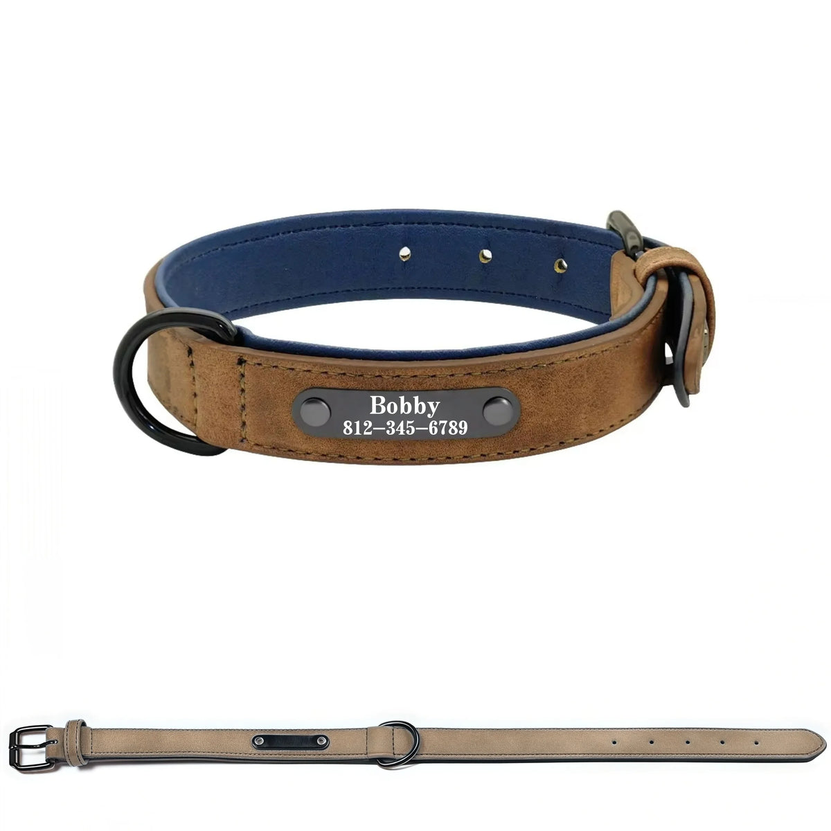 Personalized Leather Dog Collar – view 8