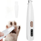 Waterproof Dog Paw Trimmer with LED Light