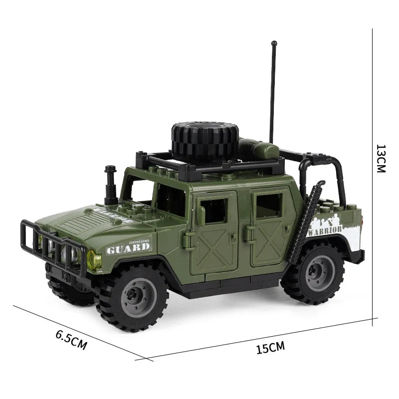 Military Jeep & Commando Brick Set – view 34