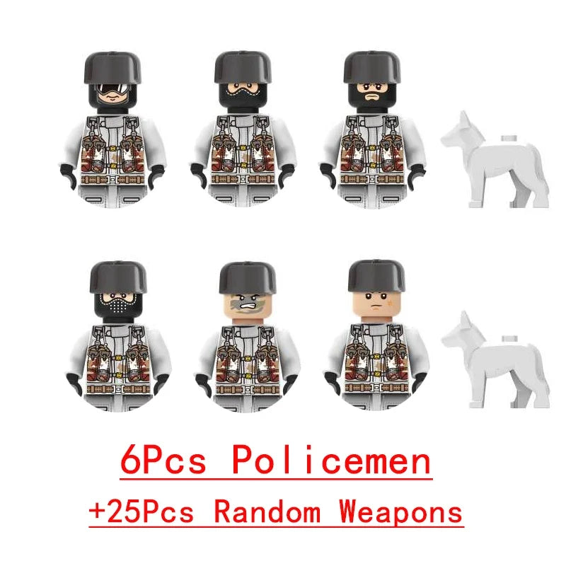 Military Jeep & Commando Brick Set – view 13