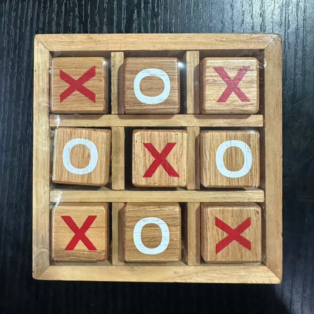 Wooden Tic Tac Toe XO Game – view 2