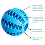 Rubber Treat Ball Dog Toy – view 5