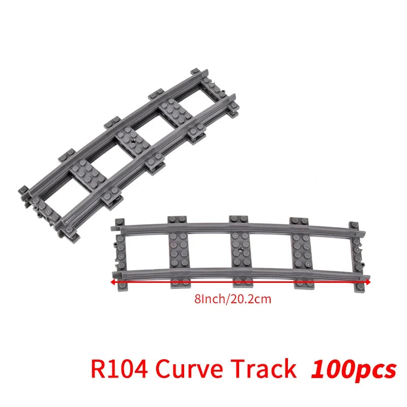 Brick Train Curve Track Parts – view 7