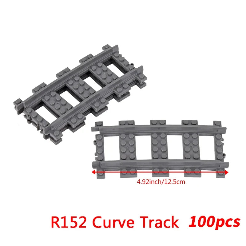 Brick Train Curve Track Parts – view 39