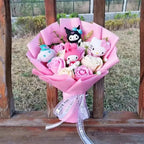 Cartoon Cat Plush Rose Bouquet – view 14