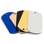 Blank Stainless Steel Dog ID Tags – view 6