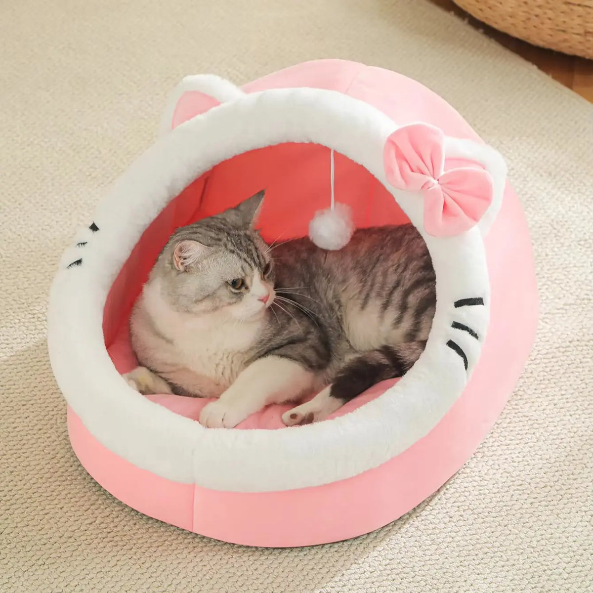 Cute Cat Cave Bed