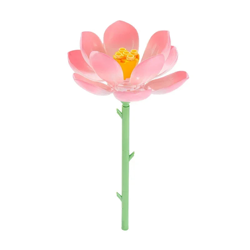 Brick Tulip & Rose Bouquet Building Set – view 6