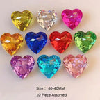 10PCS Heart Treasure Gems (40mm) – view 7