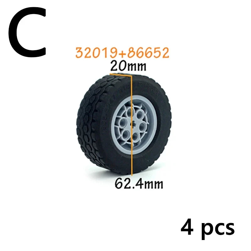 Technical Tires & Wheel Hubs Brick Parts – view 21