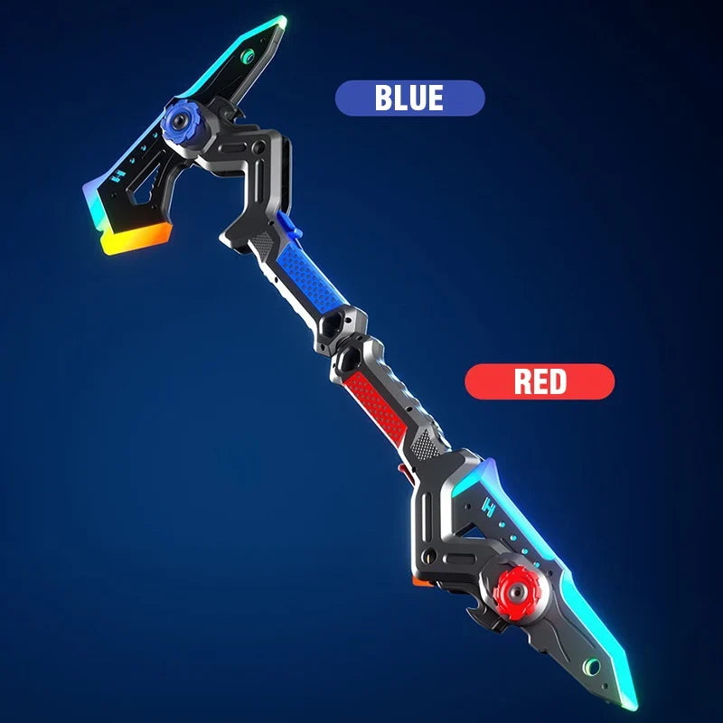 2-in-1 LED Light-Up Sword & Axe Toy – view 6