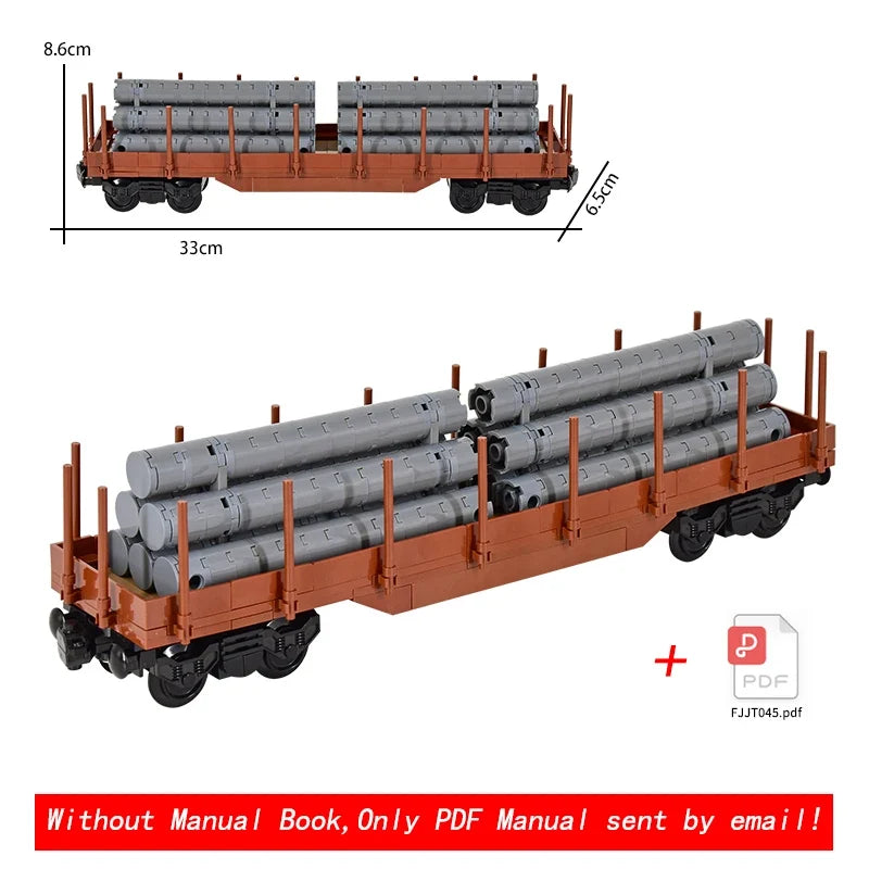 Brick Train Base, Wheels & Carriage Parts – view 7