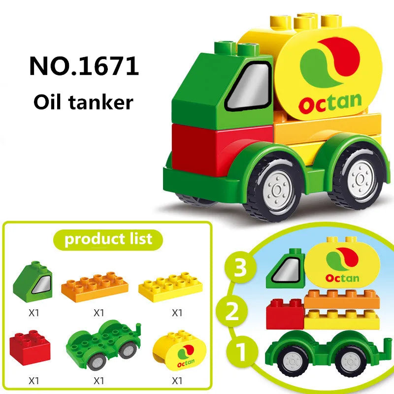 Large Block Construction Vehicle Set – view 3