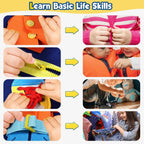 Foldable Montessori Busy Board for Toddlers – view 5
