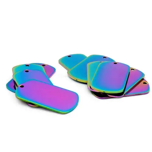Blank Stainless Steel Dog ID Tags – view 12