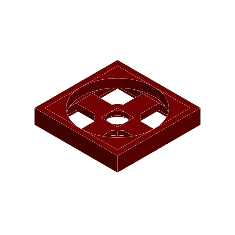 50PCS 2x2 Turntable Plates – view 13