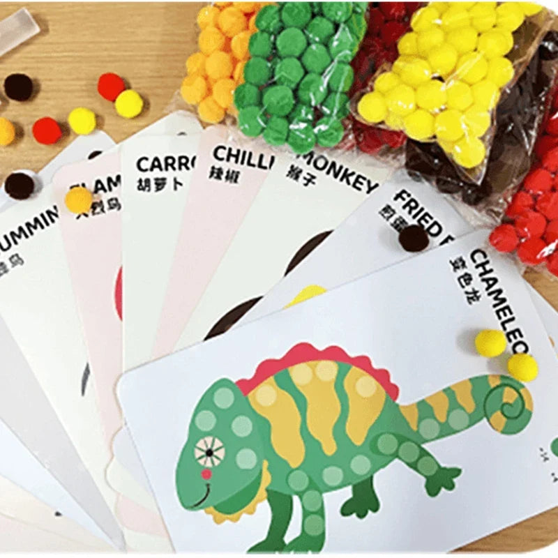 Furry Ball Paste Painting Craft Kit – view 6