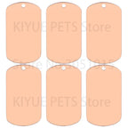 Blank Stainless Steel Dog ID Tags – view 7