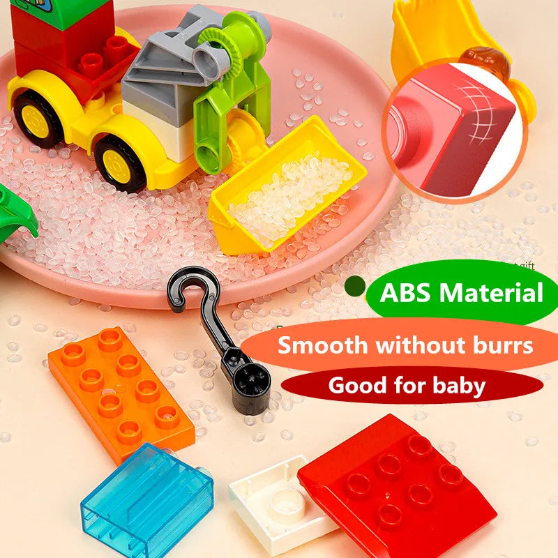 Large Block Construction Vehicle Set – view 5