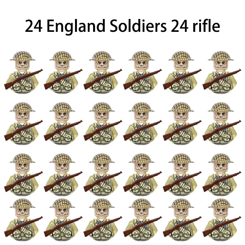 WWII Soldier Building Block Figures – view 24