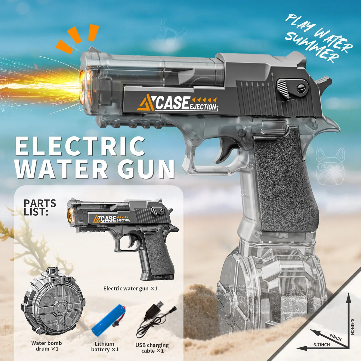 Electric LED Water Blaster for Kids & Adults – view 9