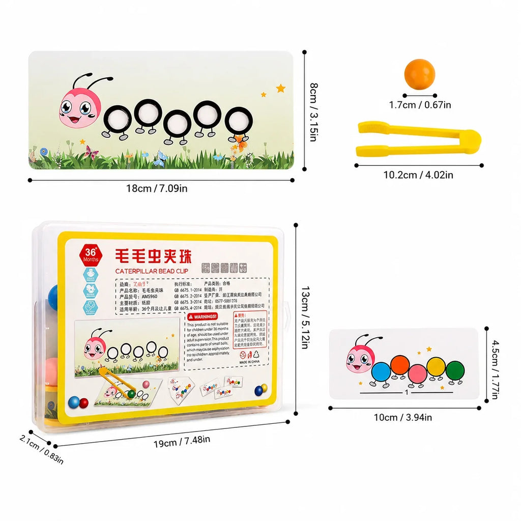 Clip Beads Sorting Learning Set – view 5