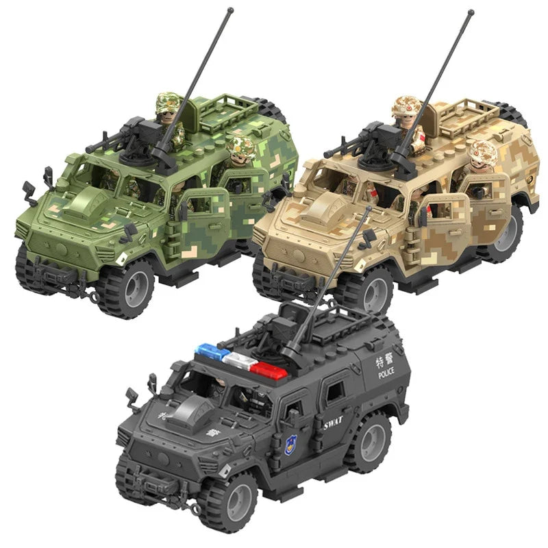 Army & Police Brick Figure Set – view 2