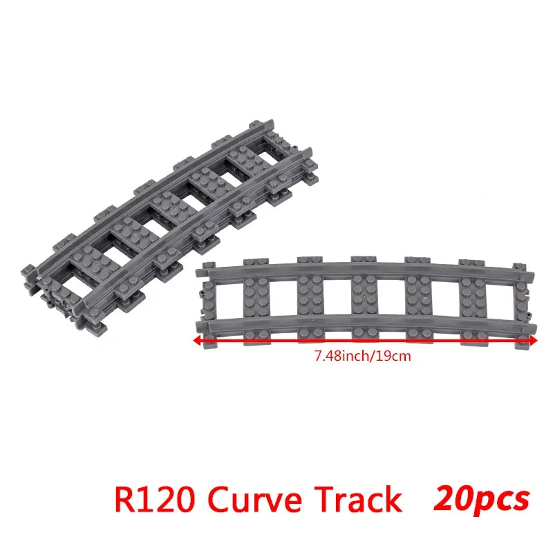 Brick Train Curve Track Parts – view 43