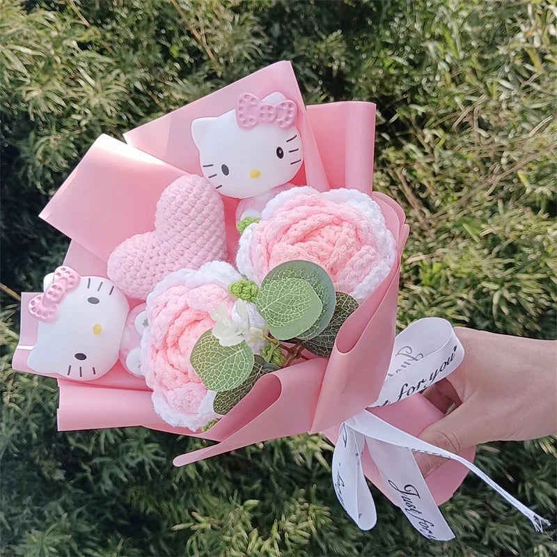 Cartoon Cat Plush Rose Bouquet – view 28