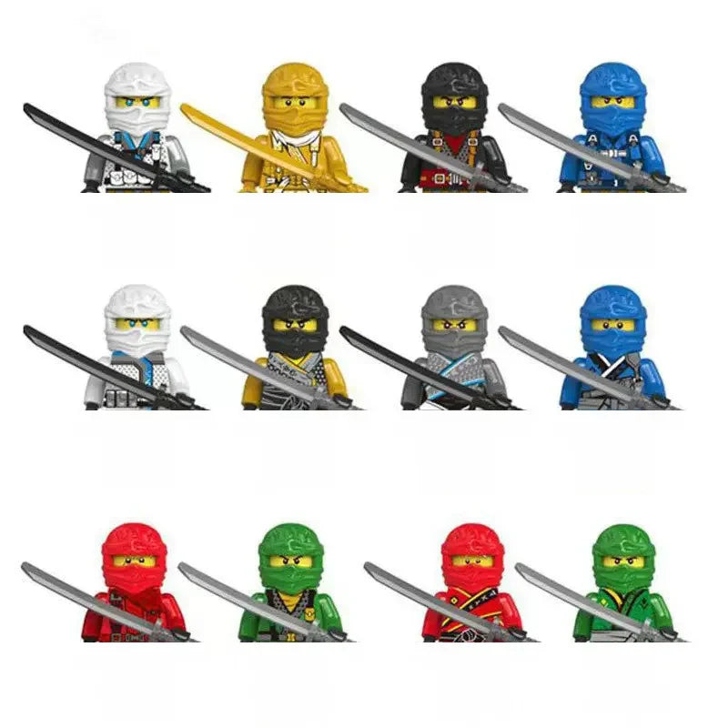 4cm Children Anime Figure Hero Building Blocks Kid Gift Assembling Toy Model Characters Figurine Bricks Boy Child Children Ninja