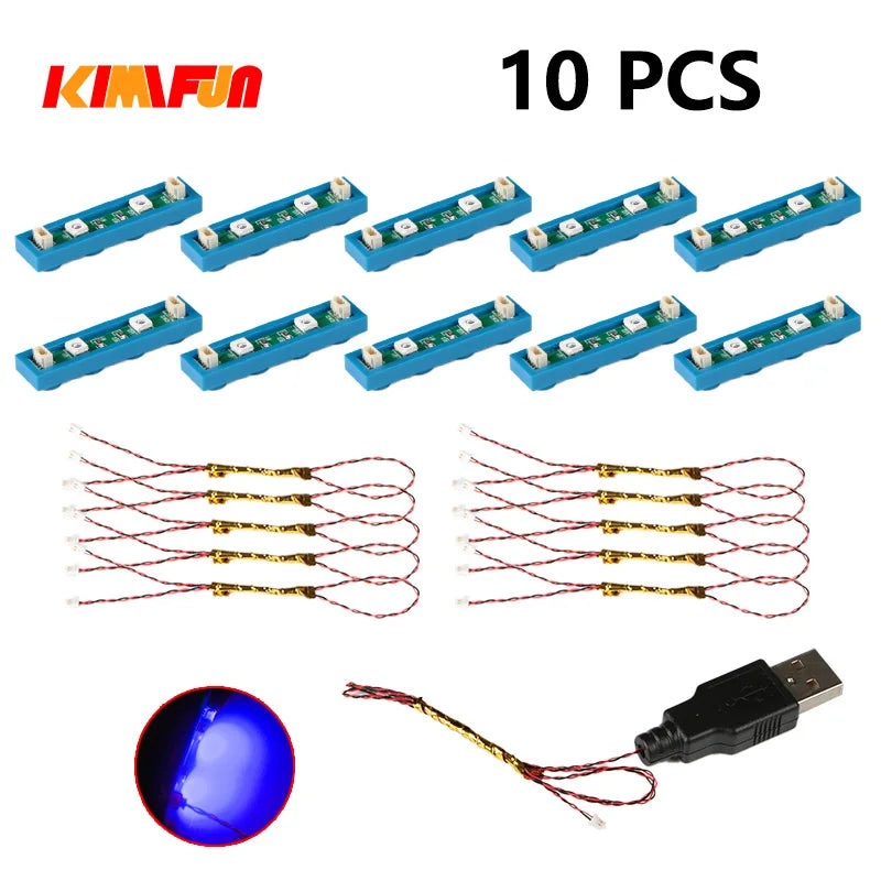 10PCS RGB LED Brick Lights (USB) – view 18