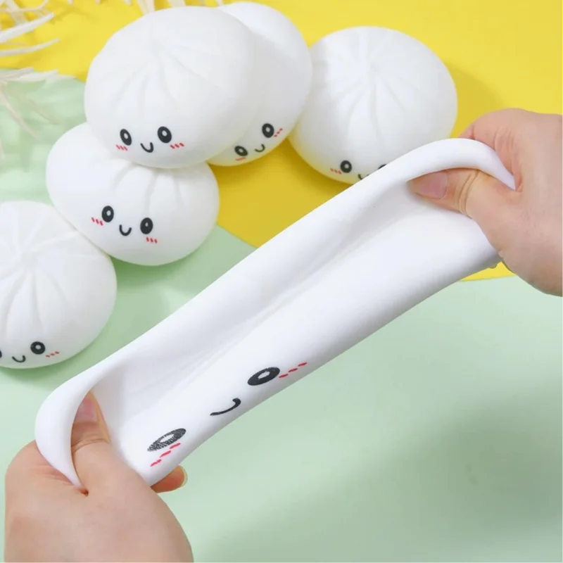 Kawaii Dumpling Bun Squishy Stress Toy – view 2