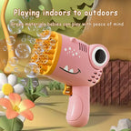 Dinosaur 40-Hole Bubble Machine for Kids – view 4