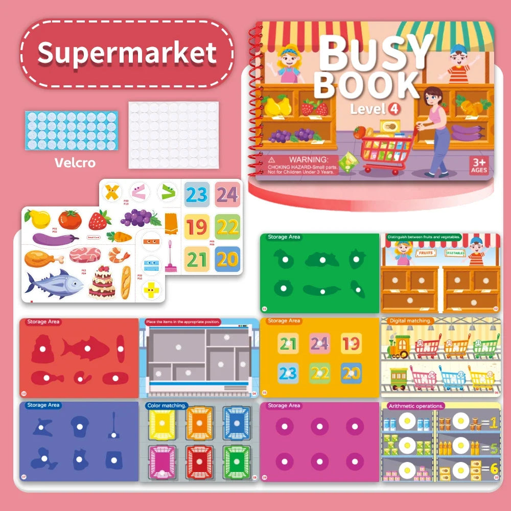Reusable Sticker Busy Book for Kids – view 9
