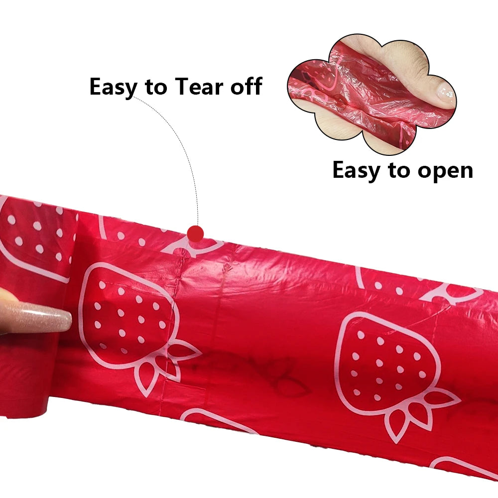 Strawberry-Scented Dog Poop Bags – view 2