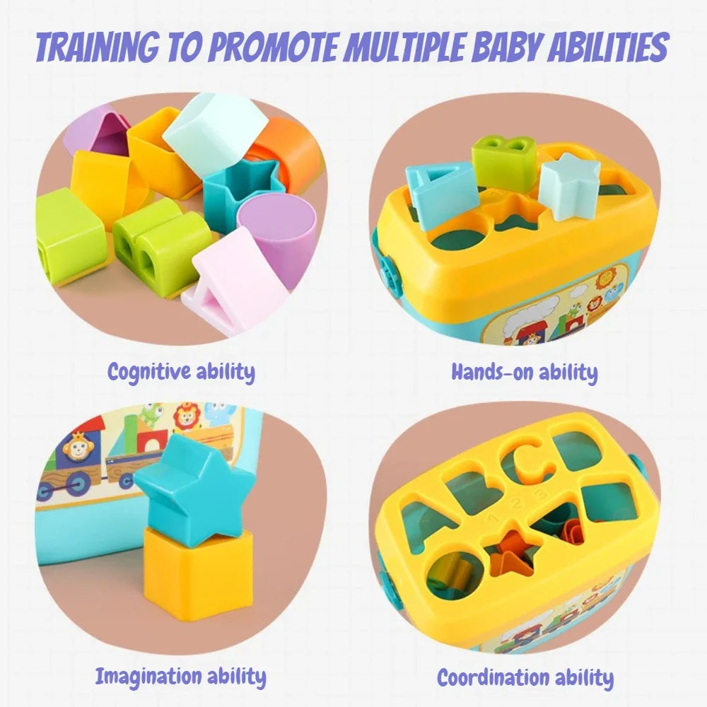 Montessori ABC & Shape Sorter Toddler Toy – view 3
