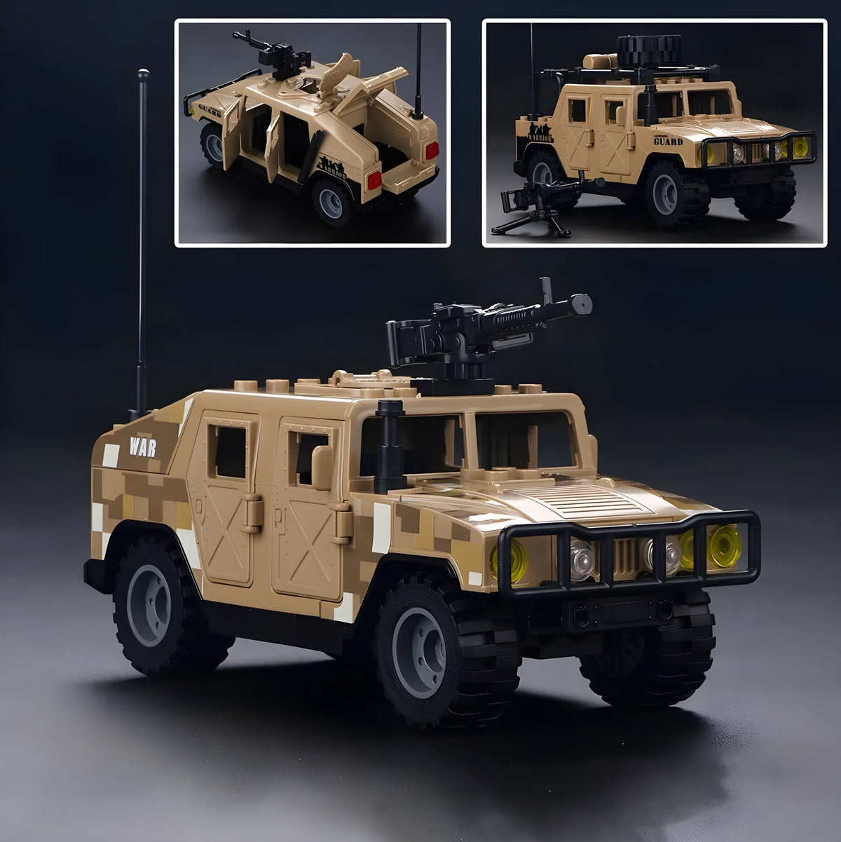 Military Armored Vehicle Building Blocks
