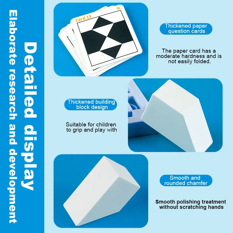 Geometric Block Puzzle with Storage Tray – view 5