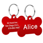 Personalized Bone Pet ID Tag – view 7