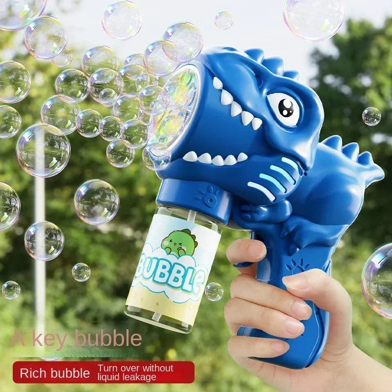 Electric Dinosaur Bubble Gun with Light – view 2